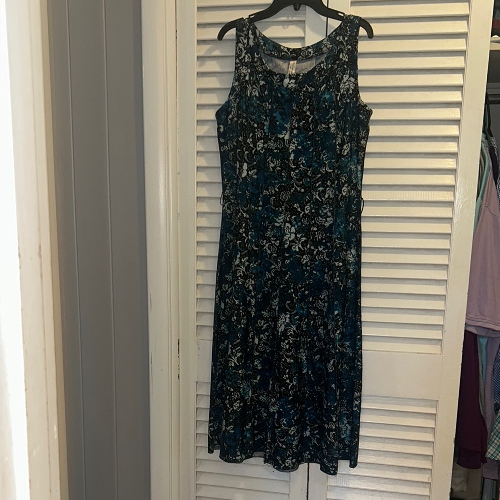 PerSeption Concept Green Halter Midi Sundress